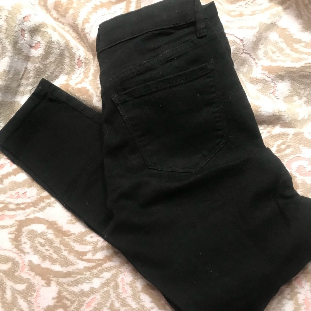 Old navy mid-rise rockstar black jeans/pants